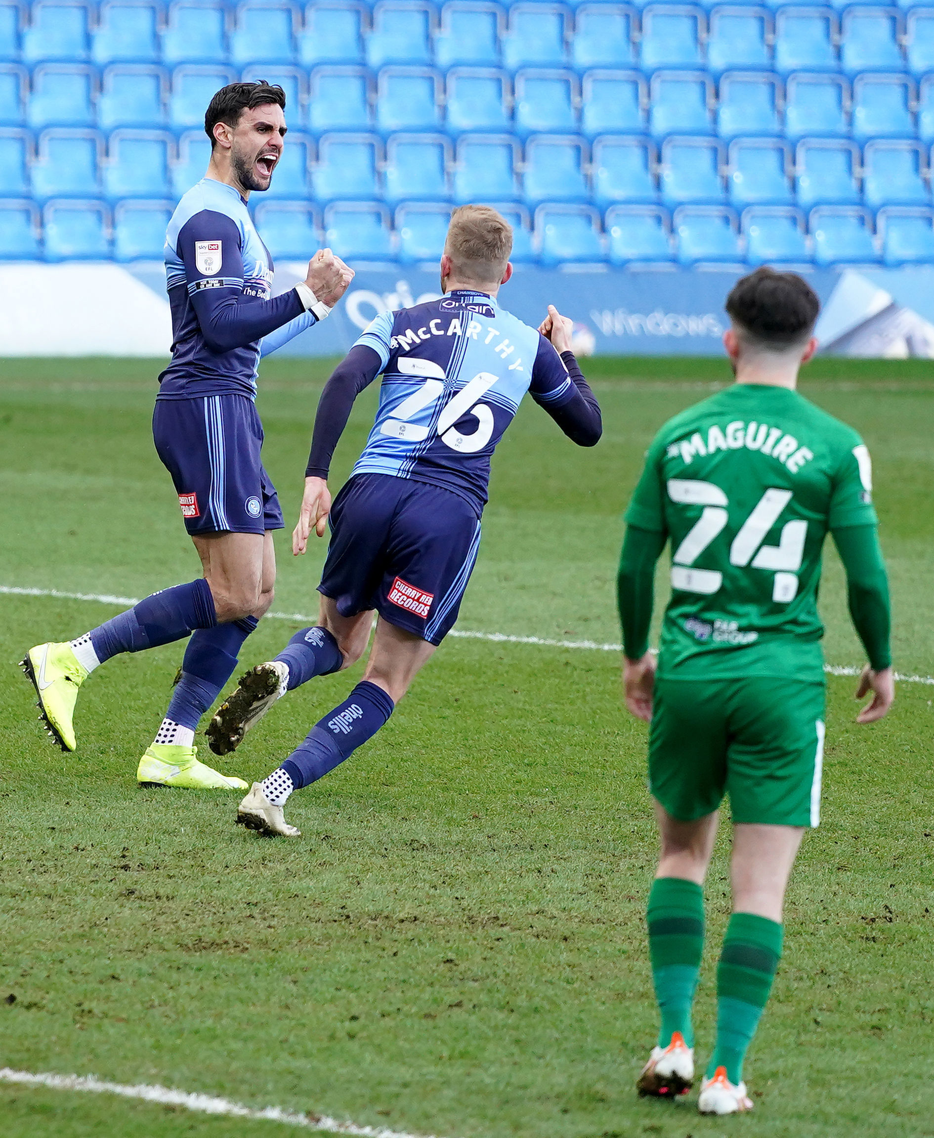 Ryan Tafazolli scored the winner for Wycombe against Preston (PA)