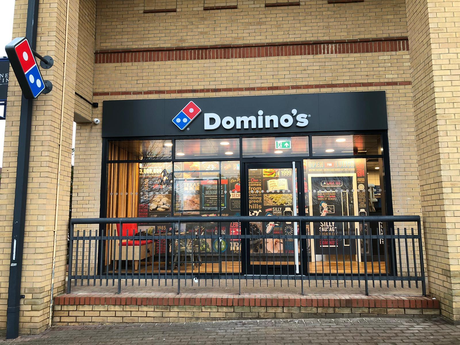 A Dominos Pizza in Milton Keynes has been refurbished 