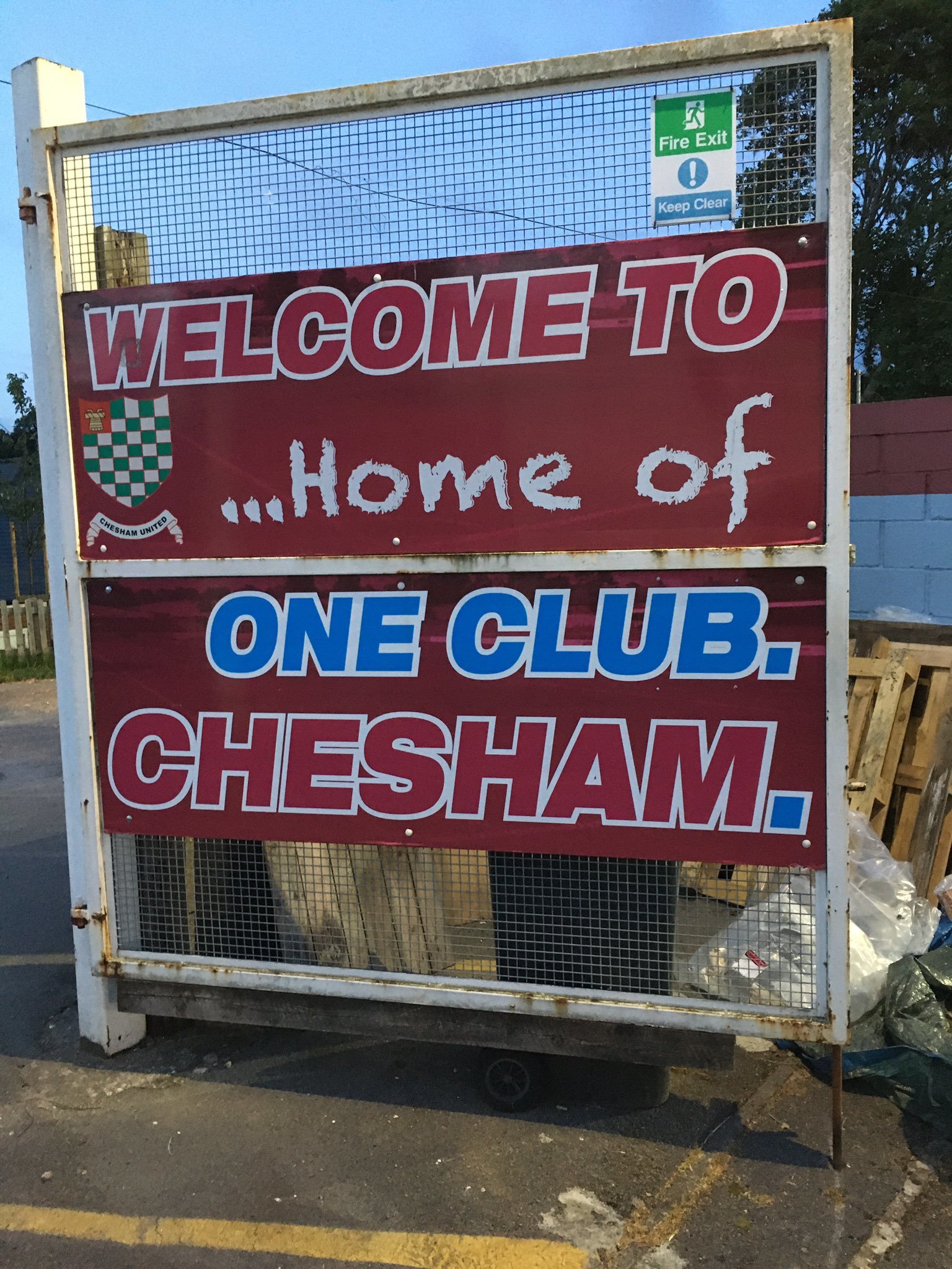 Chesham United groundshare with Aylesbury United 