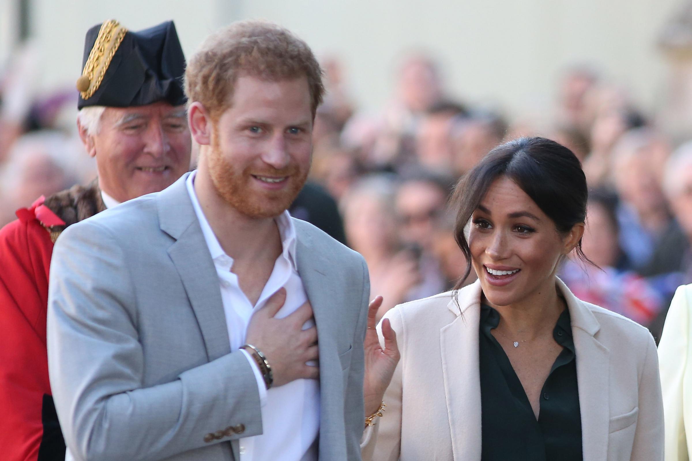 Harry And Meghan Greet Crowds At Start Of Sussex Tour Bucks Free Press